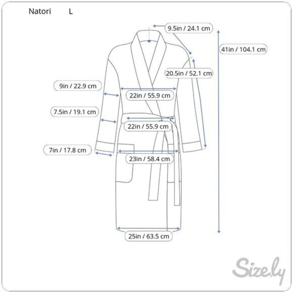 Natori Gray Rayon Blend Robe Sz L Comfy Oversized Wrap Belted Lounge Sleep - Picture 3 of 10